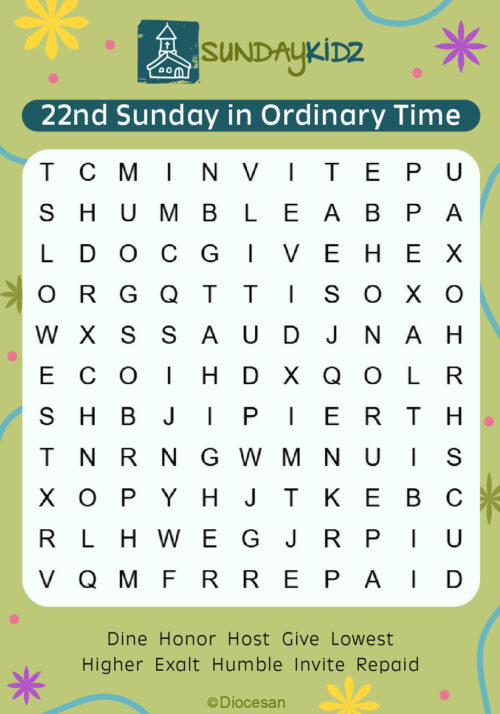 22nd Sunday OT Cycle C Vertical