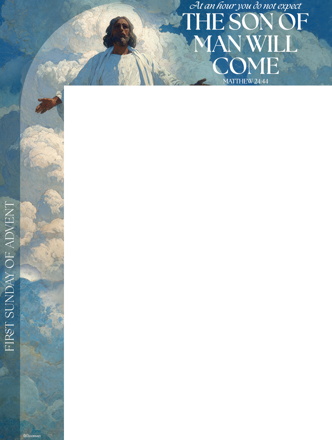 The Son of Man Will Come Advent Wrapper 1 The Son of Man Will Come Advent Wrapper
