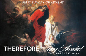 Therefore Stay Awake Advent Half Page