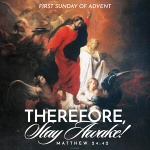 Therefore Stay Awake Advent Square