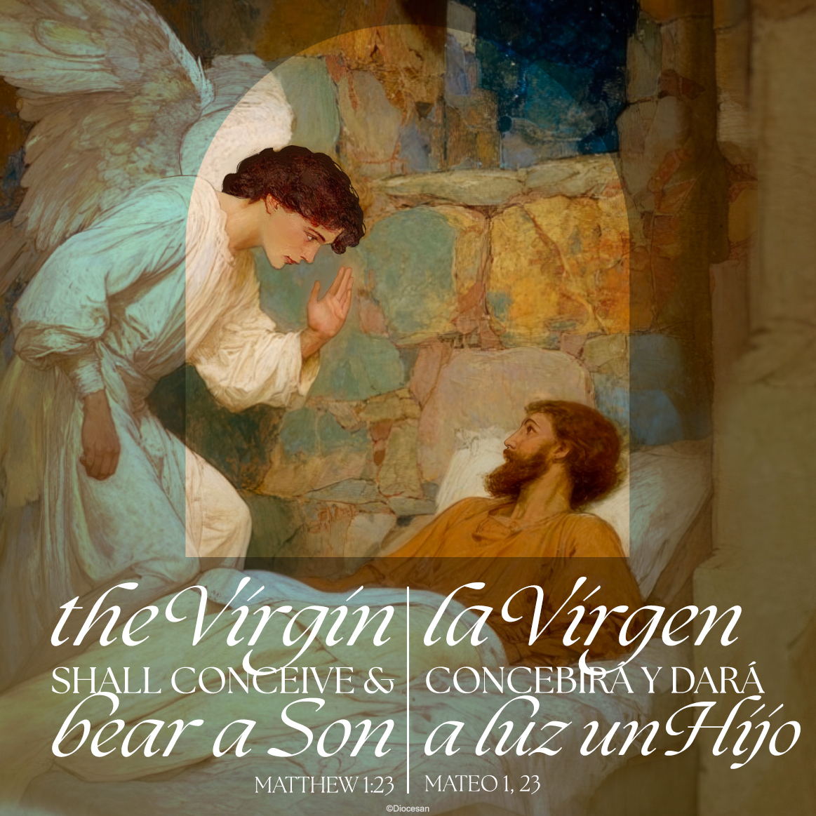 The Virgin Shall Bear a Son Advent Bilingual Square 1 The Virgin Shall Bear a Son Advent Bilingual Square