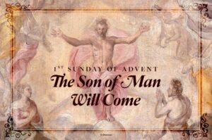 The Son Of Man Advent Half Page