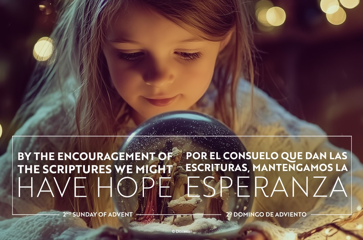 Have Hope Have Hope. Advent Bilingual Half Page