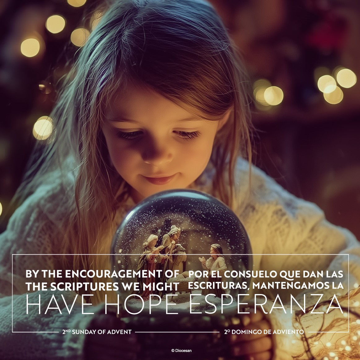 Have Hope Have Hope. Advent Bilingual Square