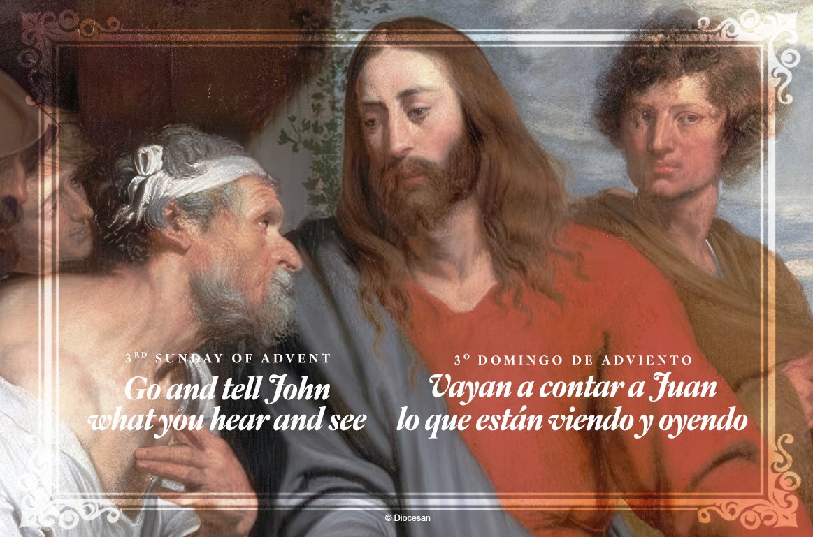 Go And Tell John Go And Tell John. Advent Bilingual Half Page