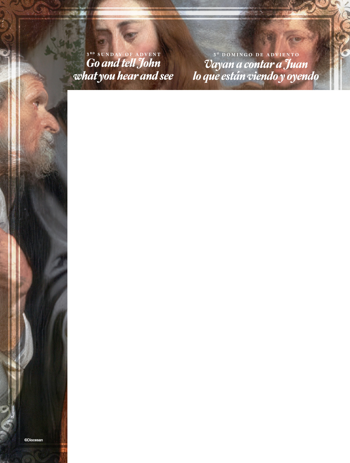 Go And Tell John Go And Tell John. Advent Bilingual Wrapper