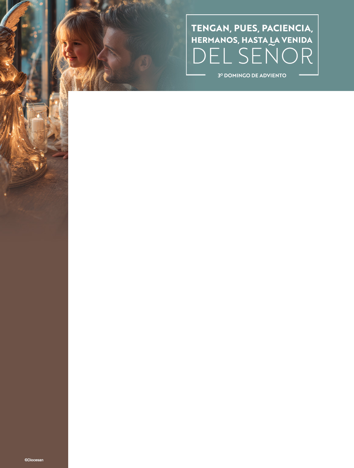 Be Patient Brothers and Sisters Advent Spanish Wrapper 1 Be Patient Brothers and Sisters Advent Spanish Wrapper