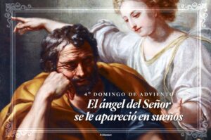 The Angel of the Lord Advent Spanish Half Page