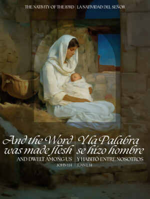The Word Was Made Flesh Christmas Bilingual Cover