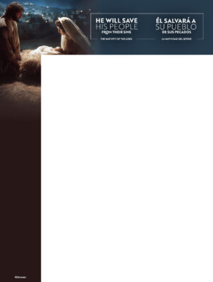 He Will Save His People Bilingual Wrapper