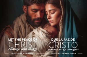 The Peace of Christ Bilingual Half Page