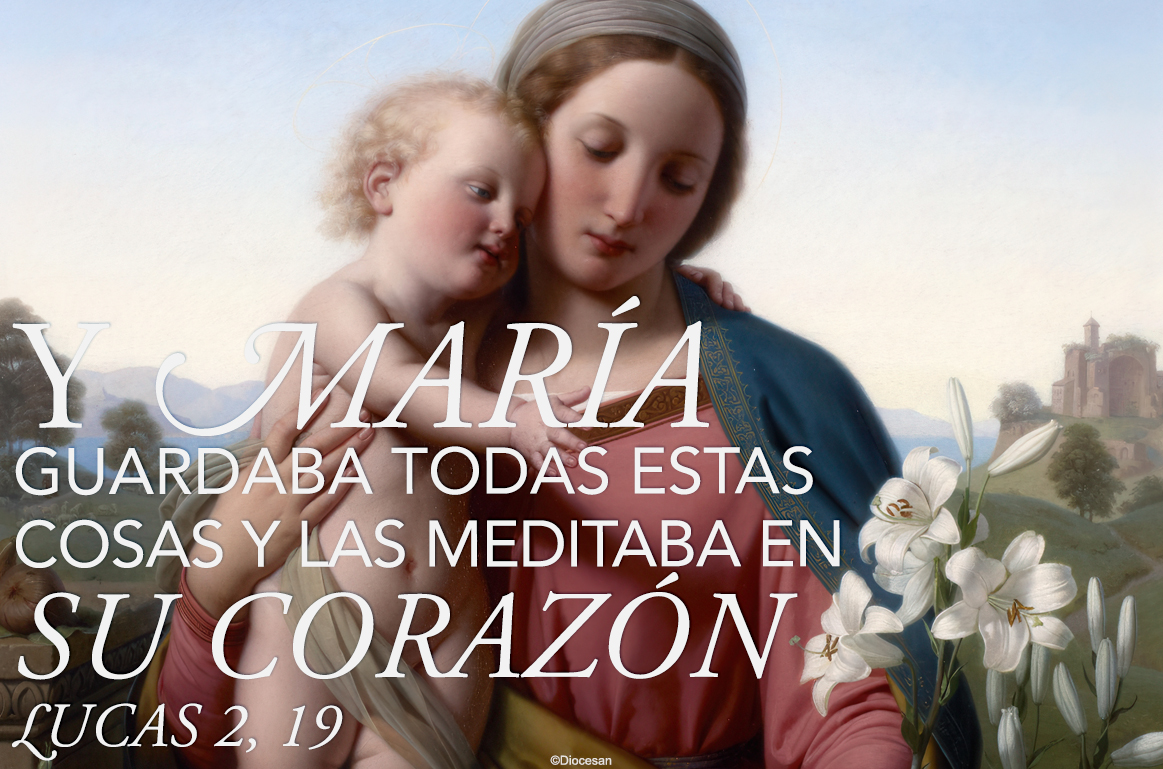 Mary Kept All These Things Mother of God Spanish Half Page 1 Mary Kept All These Things Mother of God Spanish Half Page