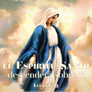 Immaculate Conception by The Living Heart Co. Spanish Square