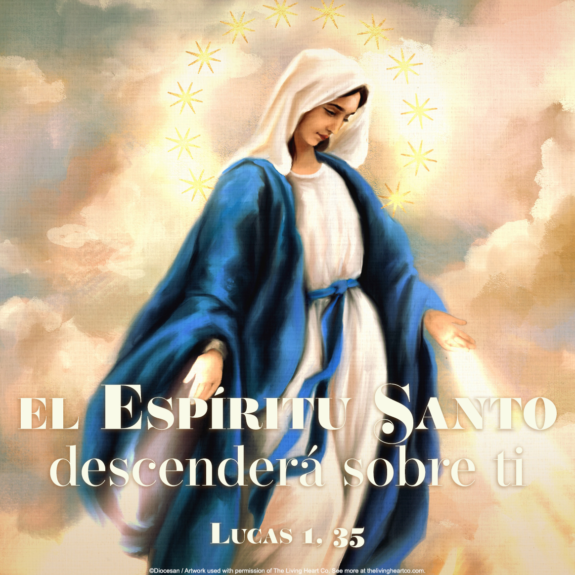 Immaculate Conception by The Living Heart Co Immaculate Conception by The Living Heart Co. Spanish Square