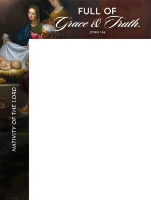 Grace and Truth Christmas Wrapper