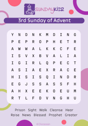 3rd Sunday Advent Cycle A Vertical