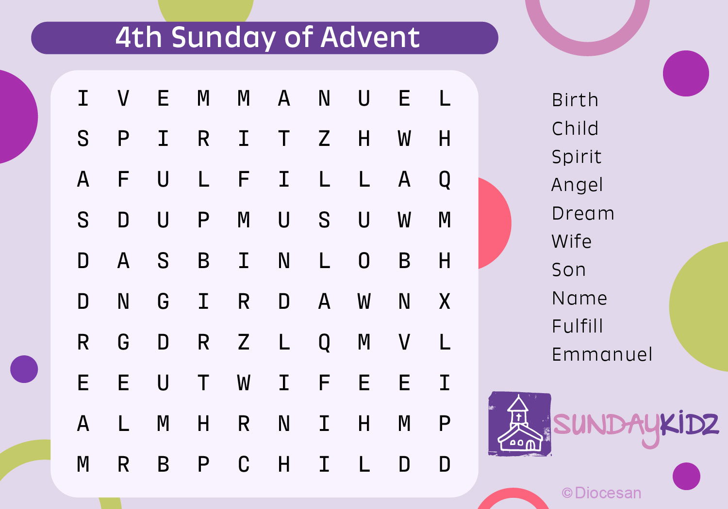 4th Sunday Advent Cycle A Horizontal 1 4th Sunday Advent Cycle A Horizontal