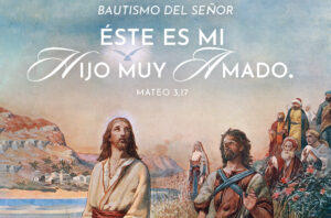 Beloved Son Baptism of the Lord Spanish Half Page