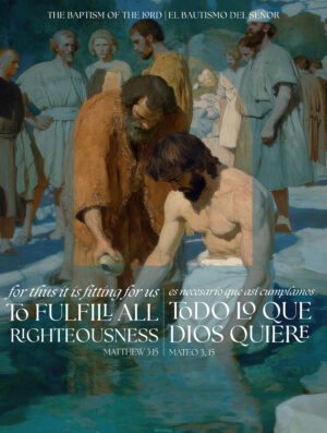 Baptism of the Lord to Fulfill All Righteousness Bilingual Cover