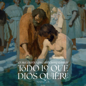 Baptism of the Lord to Fulfill All Righteousness Spanish Square