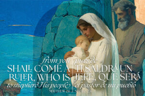 From You Shall Come A Ruler Bilingual Half Page