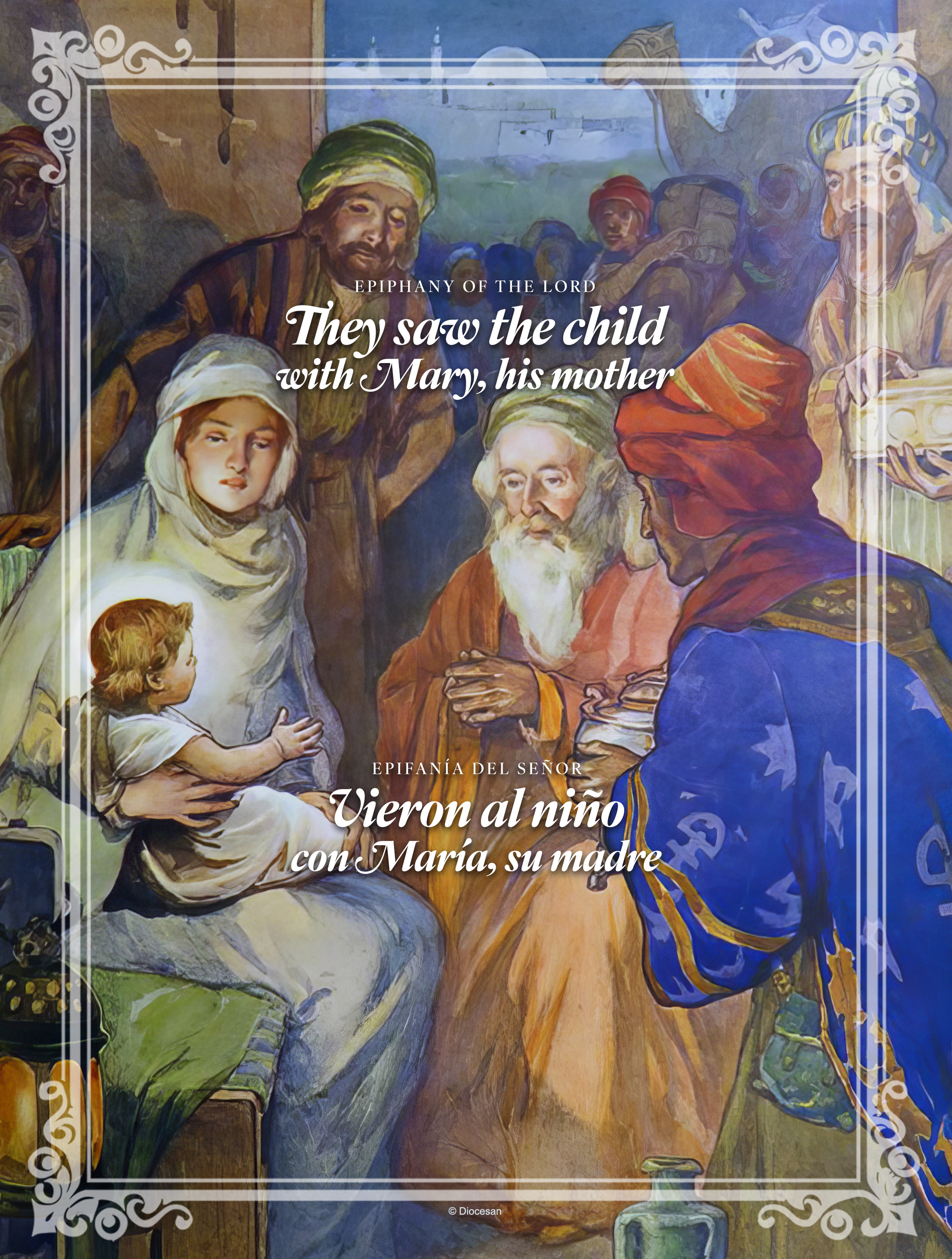 They Saw The Child They Saw The Child. Epiphany Bilingual Cover
