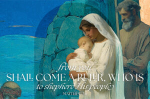 From You Shall Come A Ruler Half Page