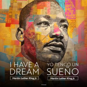 I Have A Dream. Bilingual Square