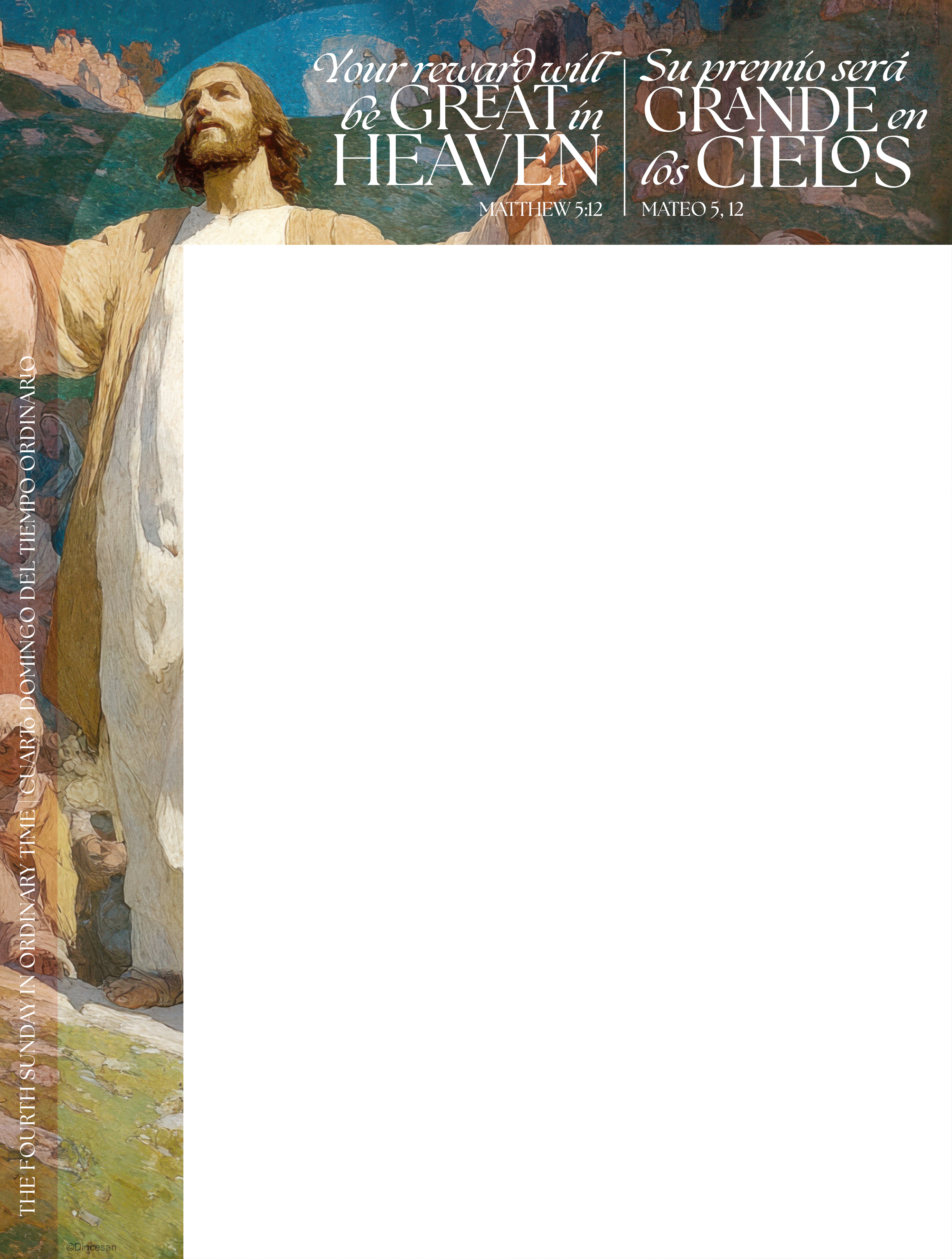 Your Reward Will Be Great in Heaven Bilingual Wrapper 1 Your Reward Will Be Great in Heaven Bilingual Wrapper