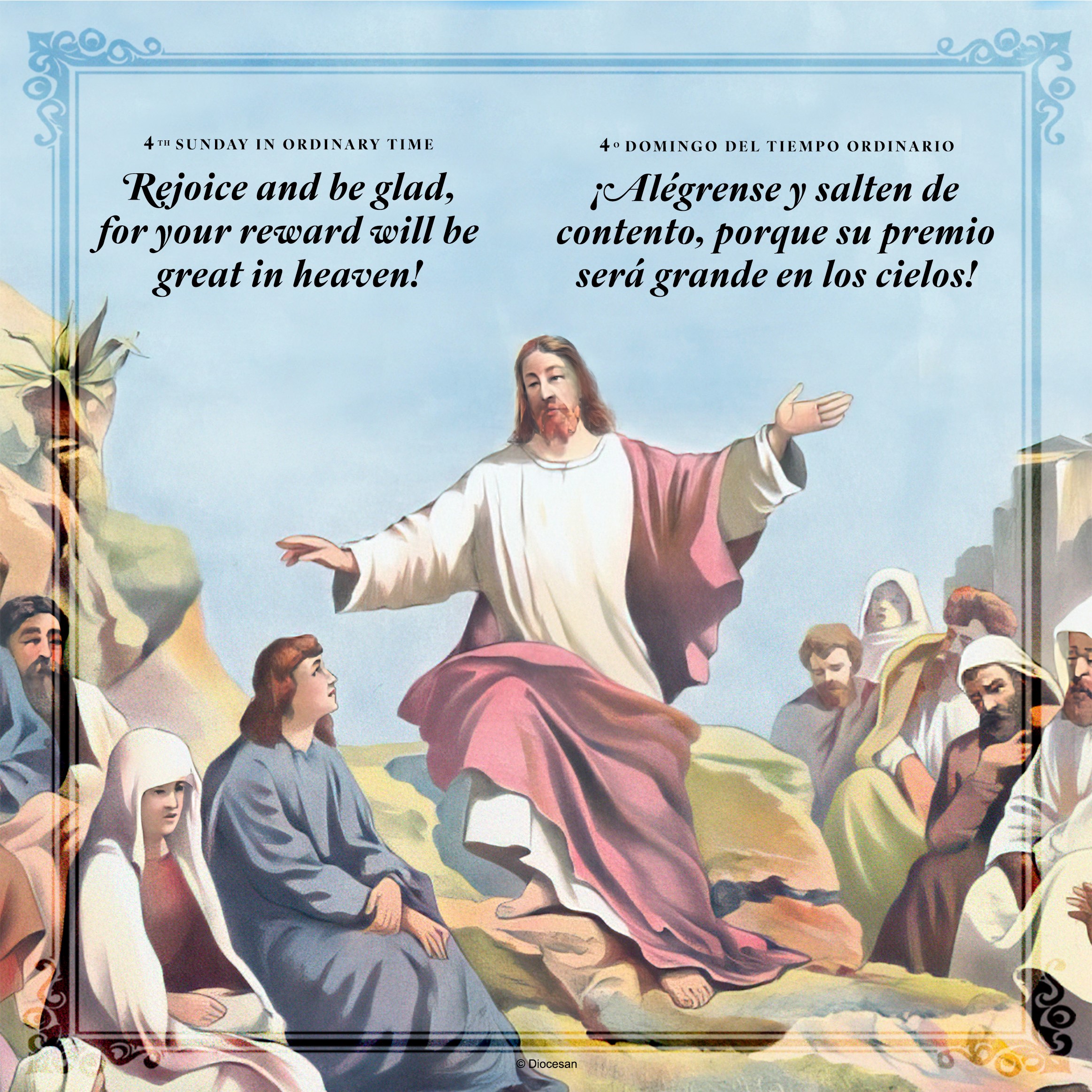 Rejoice And Be Glad Rejoice And Be Glad. Bilingual Square