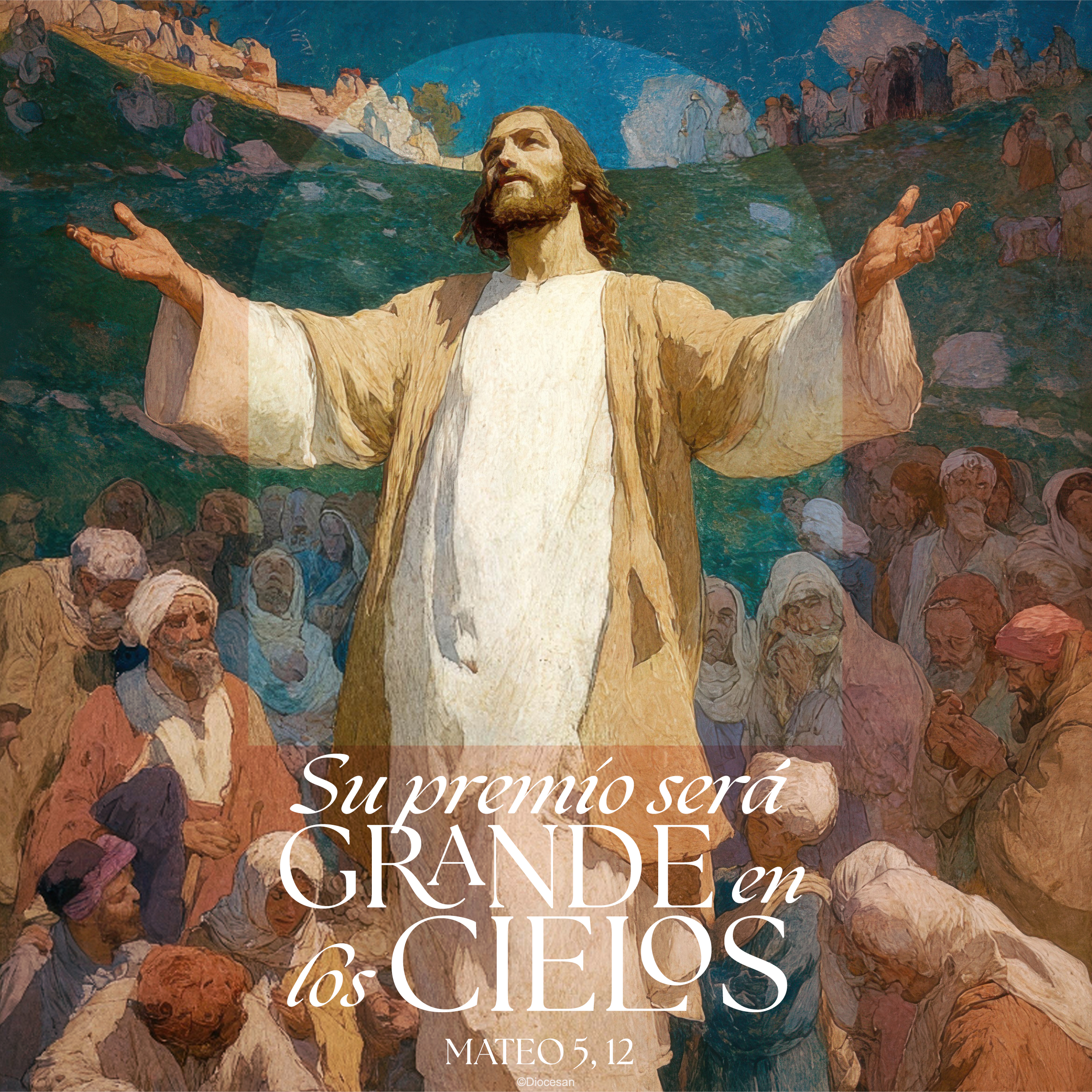 Your Reward Will Be Great in Heaven Spanish Square 1 Your Reward Will Be Great in Heaven Spanish Square