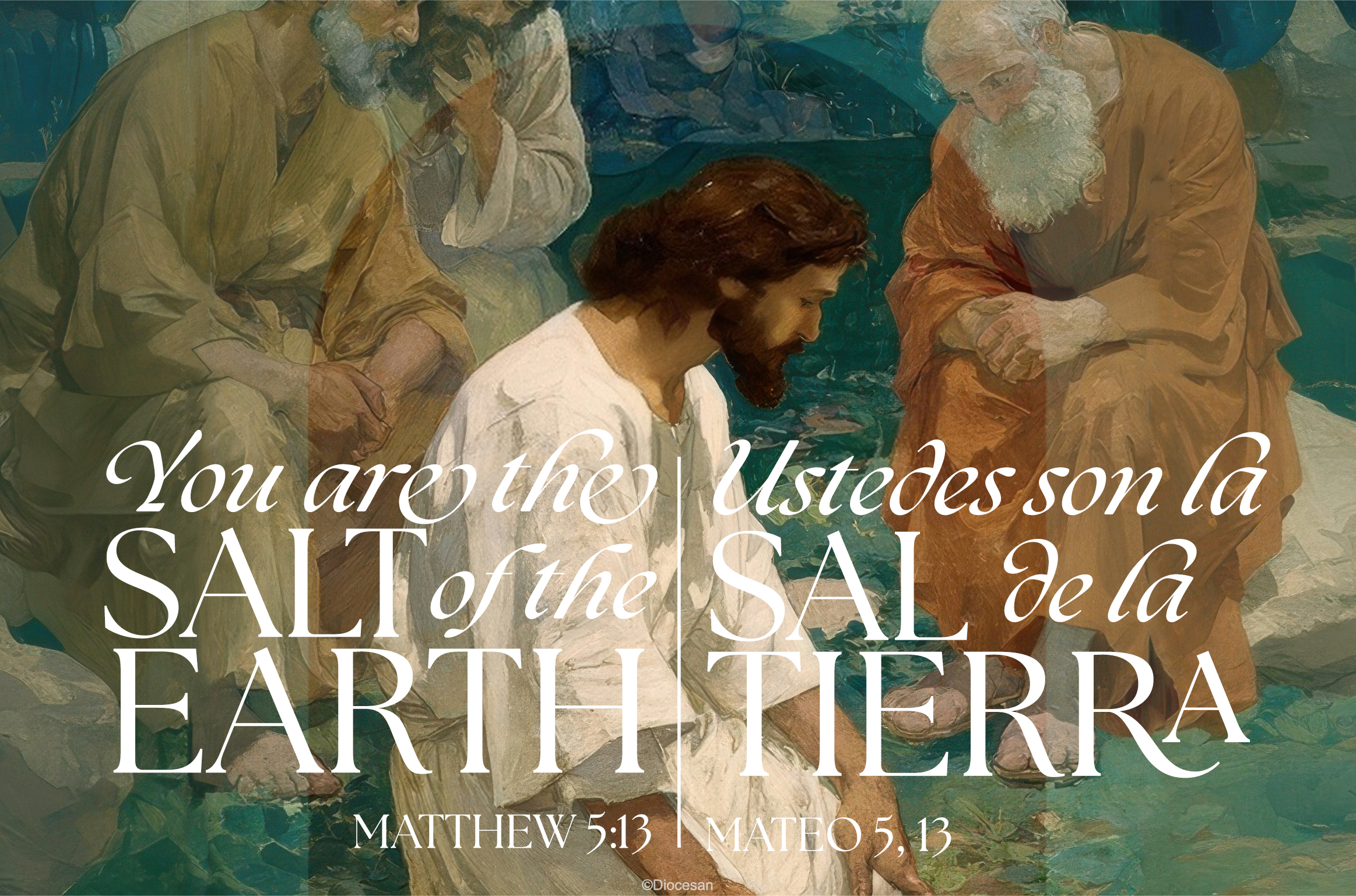 You Are the Salt of the Earth Bilingual Half Page