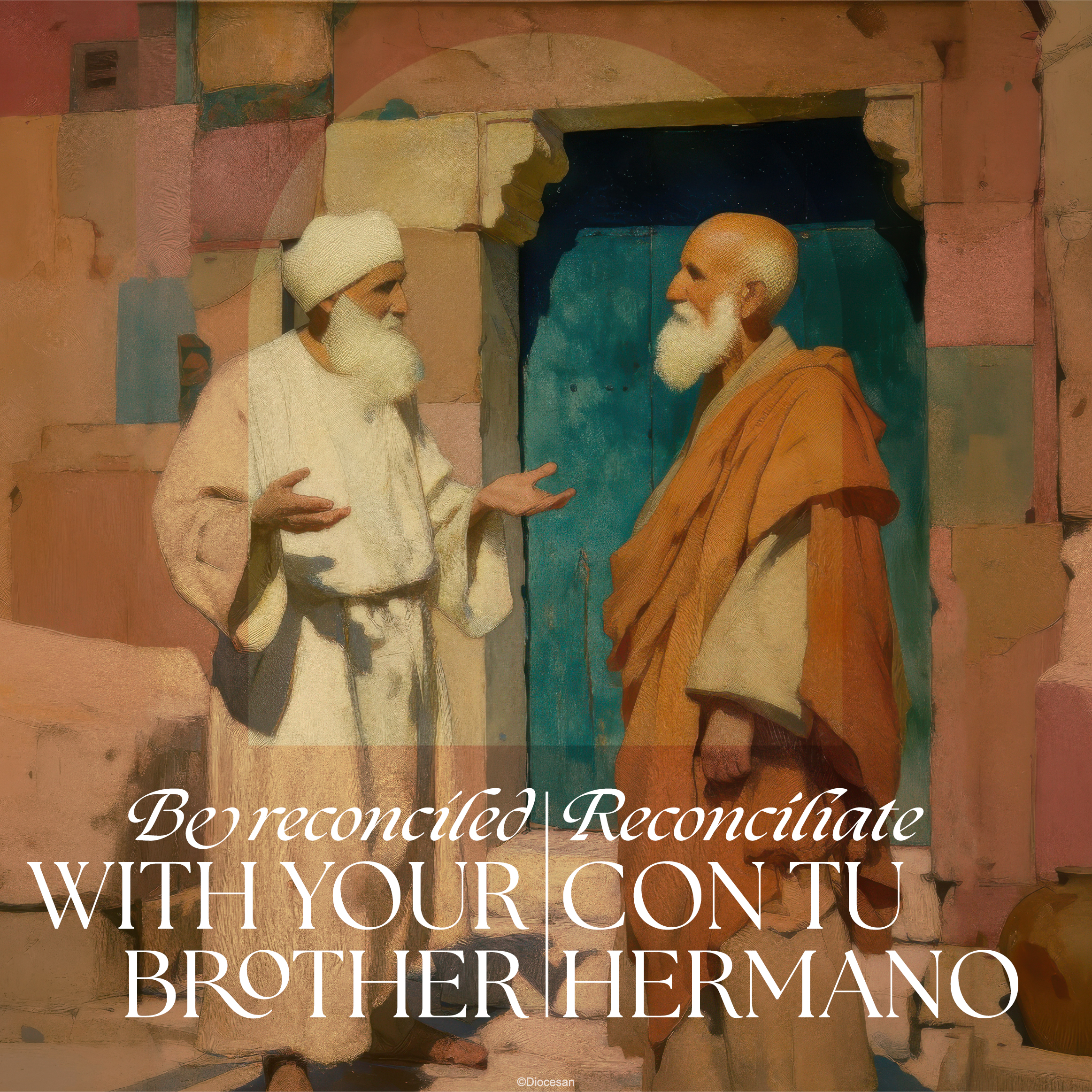 Be Reconciled With Your Brother Bilingual Square