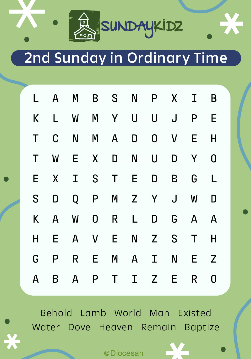 2nd Sunday Ordinary Time Cycle A Vertical 1 2nd Sunday Ordinary Time Cycle A Vertical