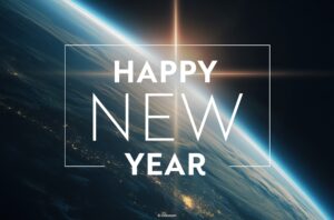 Happy New Year Half Page