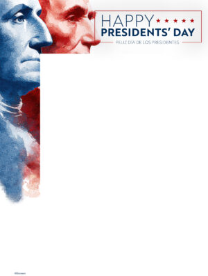 Presidents Day. Bilingual Wrapper