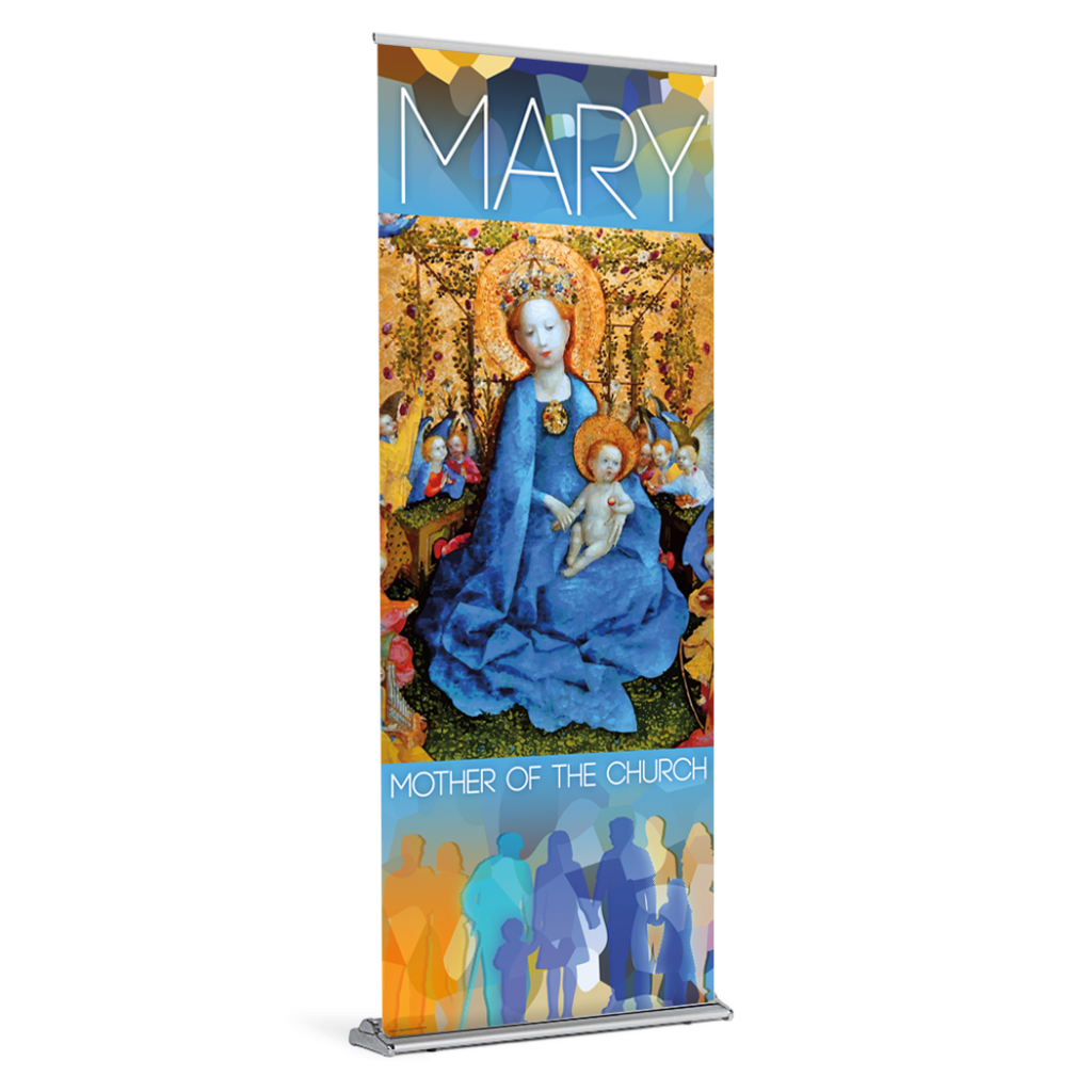 Mary Mother Of The Church Banner C Diocesan