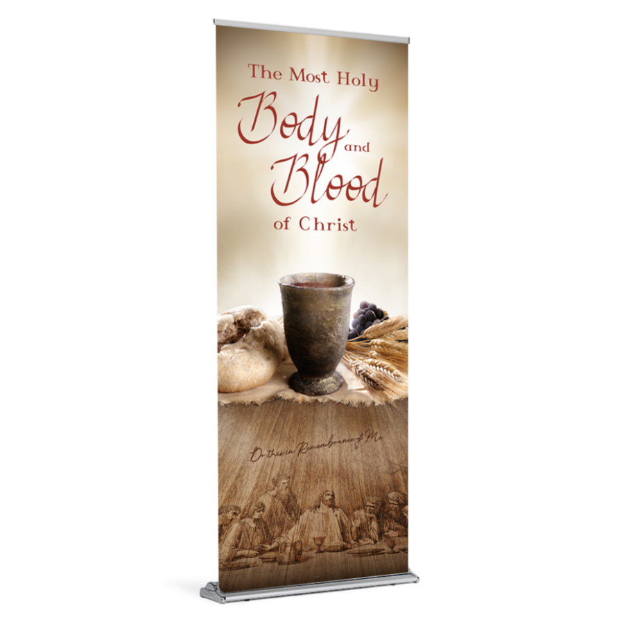 The First Eucharist Corpus Christi Banner Diocesan