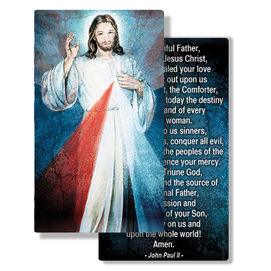 Divine Mercy Prayer Card C – Diocesan