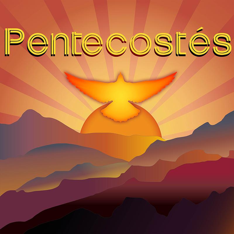Pentecost Graphic with Header – Spanish – Diocesan