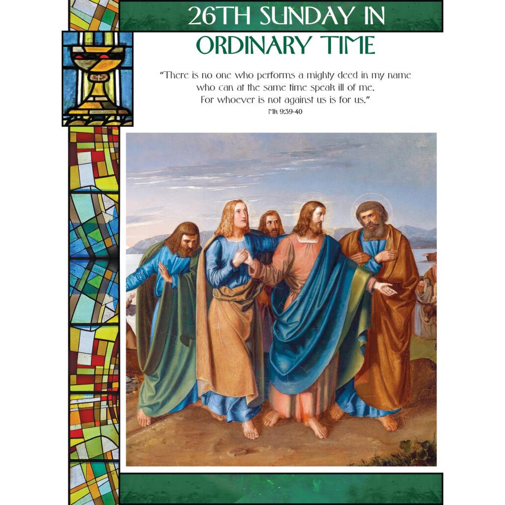 26th Sunday of Ordinary Time Stained Glass Diocesan