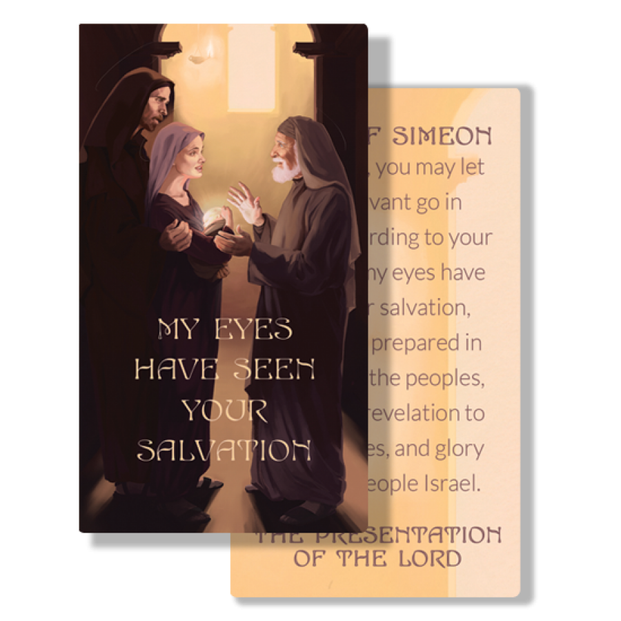 Presentation of the Lord Prayer Card Diocesan