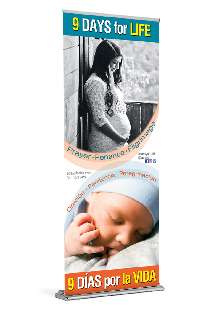 9 Days for Life Banner