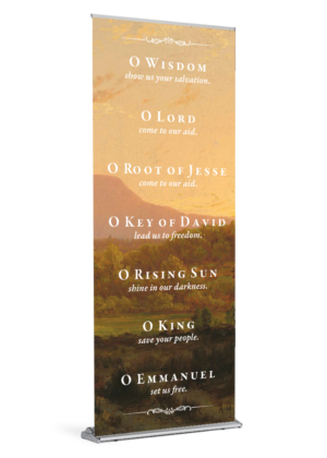 O Wisdom O Emmanuel <br>"O" Antiphons <br>Advent Banner