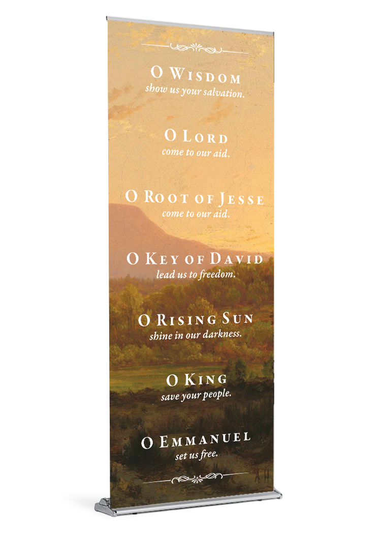 O Wisdom O Emmanuel <br>"O" Antiphons <br>Advent Banner