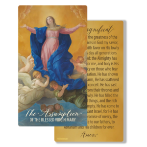 Greatness of the Lord <br>Assumption of Mary <br>Prayer Card