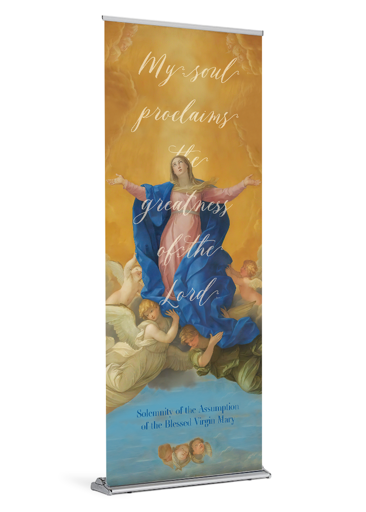 Greatness of the Lord <br>Assumption of Mary <br>Banner