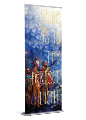 Perfect Light Banner by Catholic Artist Jen Norton