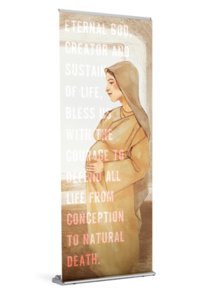 Expectant Virgin <br>Day of Prayer for Protection of the Unborn<br>Banner