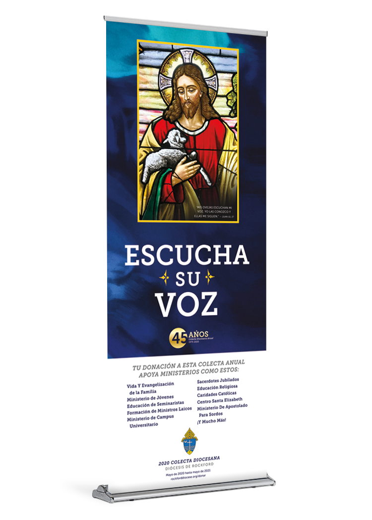 Diocese of Rockford - Diocesan Appeal 2020 Banner - Image 2